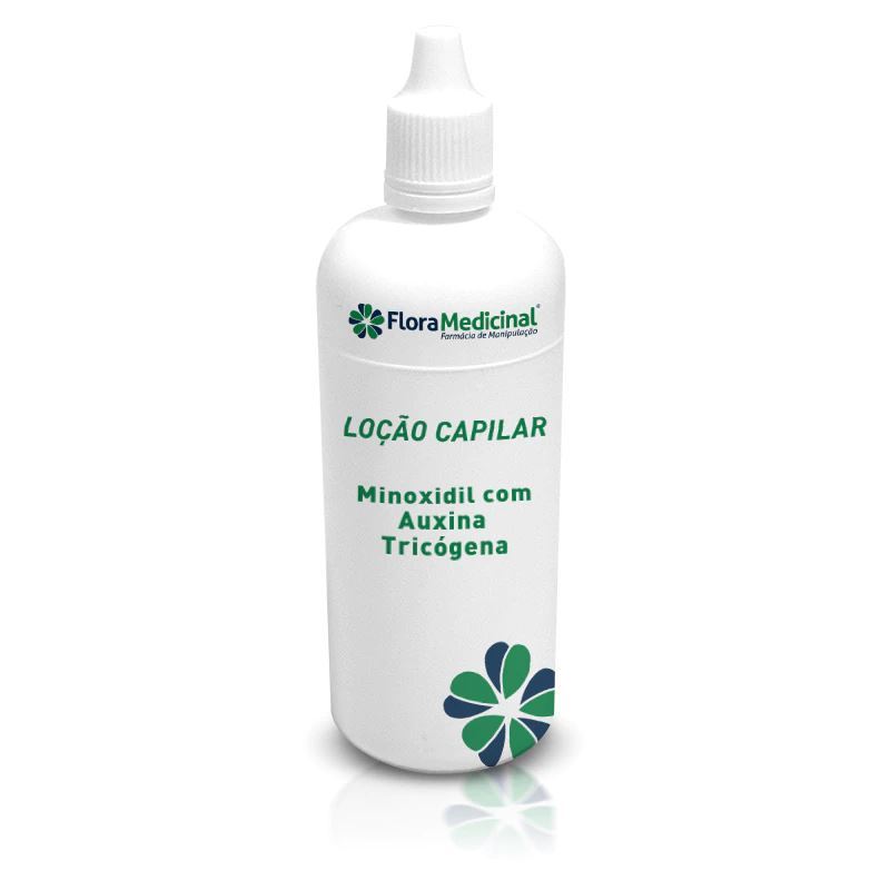 Minoxidil com Auxina Tricógena Loção Capilar 100ml
