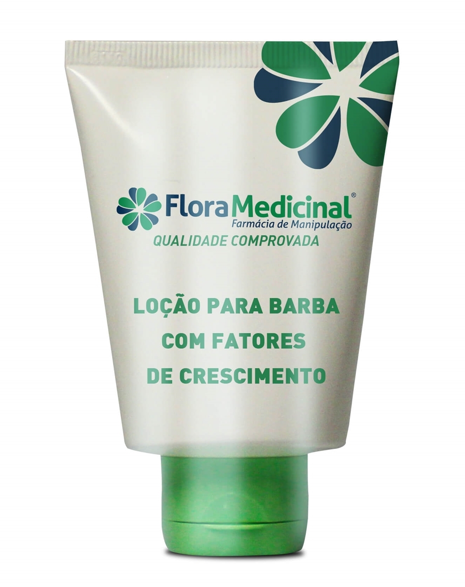 Loção para Barba com Fatores Crescimento ml Flora Medicinal