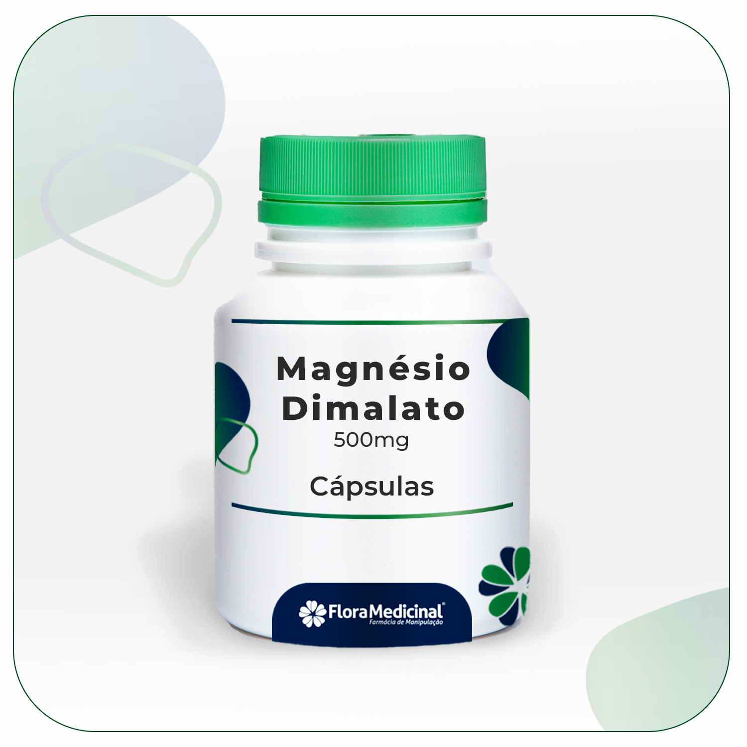 Magnésio Dimalato 500mg 60 Doses - Flora Medicinal